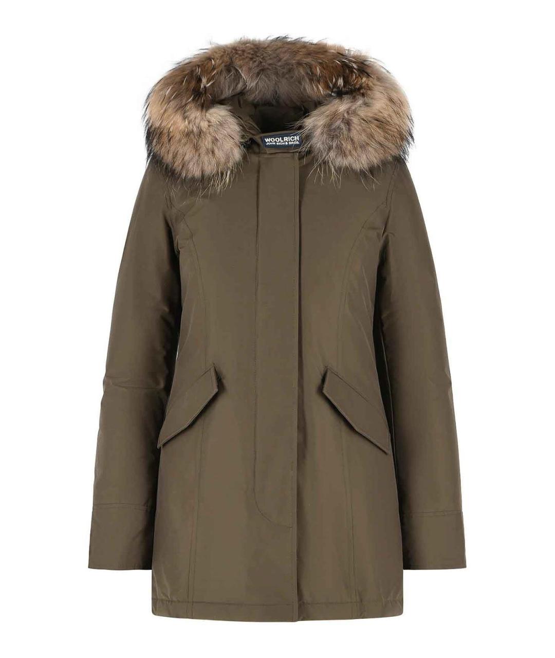 WOOLRICH Зеленая нейлоновая парка, фото 1