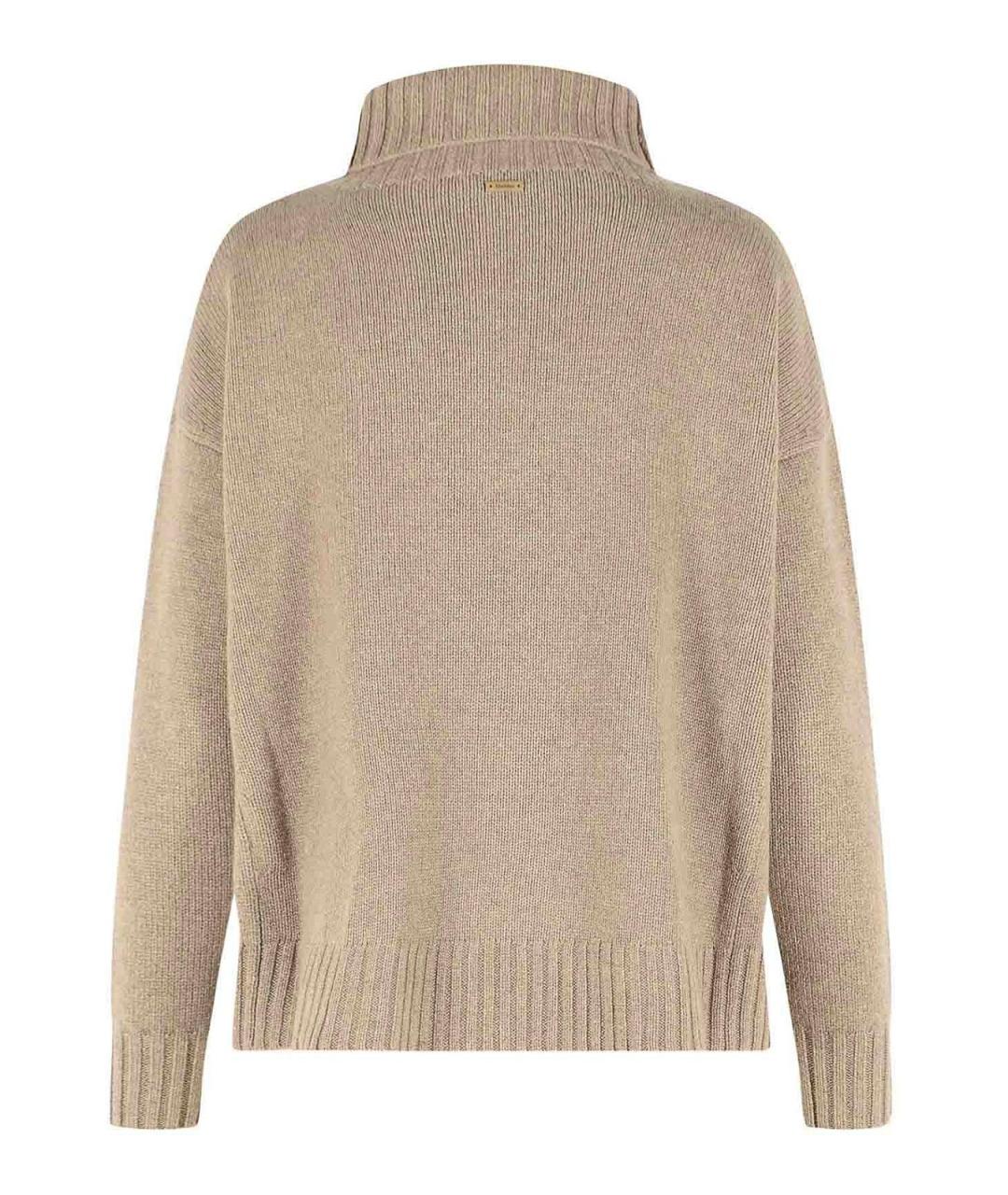 MAX MARA Бежевый кашемировый джемпер / свитер, фото 2