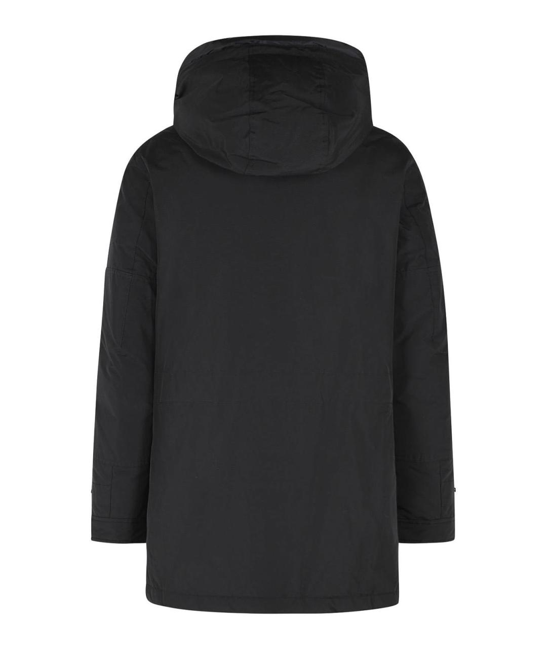 WOOLRICH Черная хлопковая парка, фото 2
