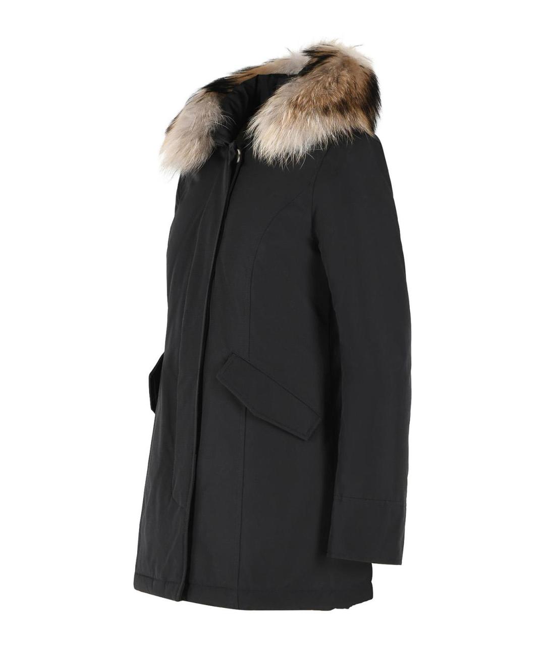 WOOLRICH Черная полиэстеровая парка, фото 3