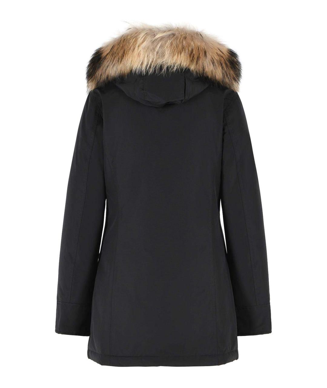 WOOLRICH Черная полиэстеровая парка, фото 2