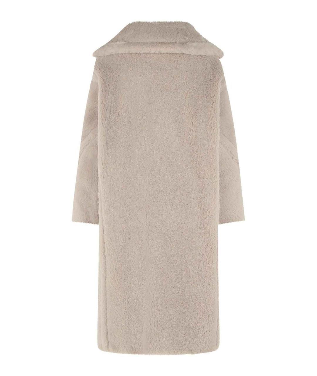 MAX MARA Бежевое шерстяное пальто, фото 2
