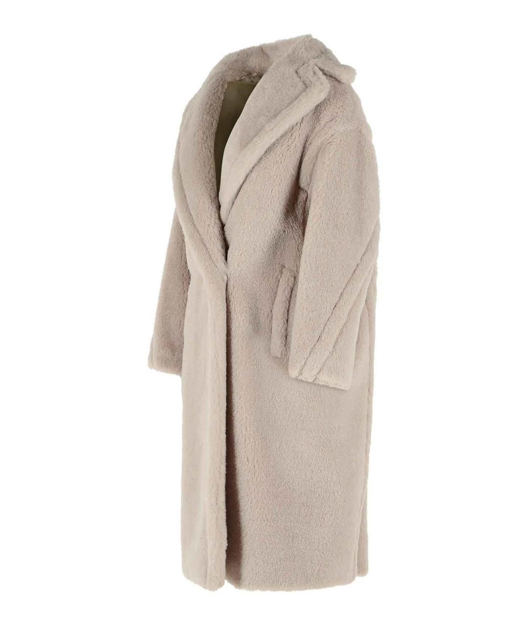 MAX MARA Бежевое шерстяное пальто, фото 3