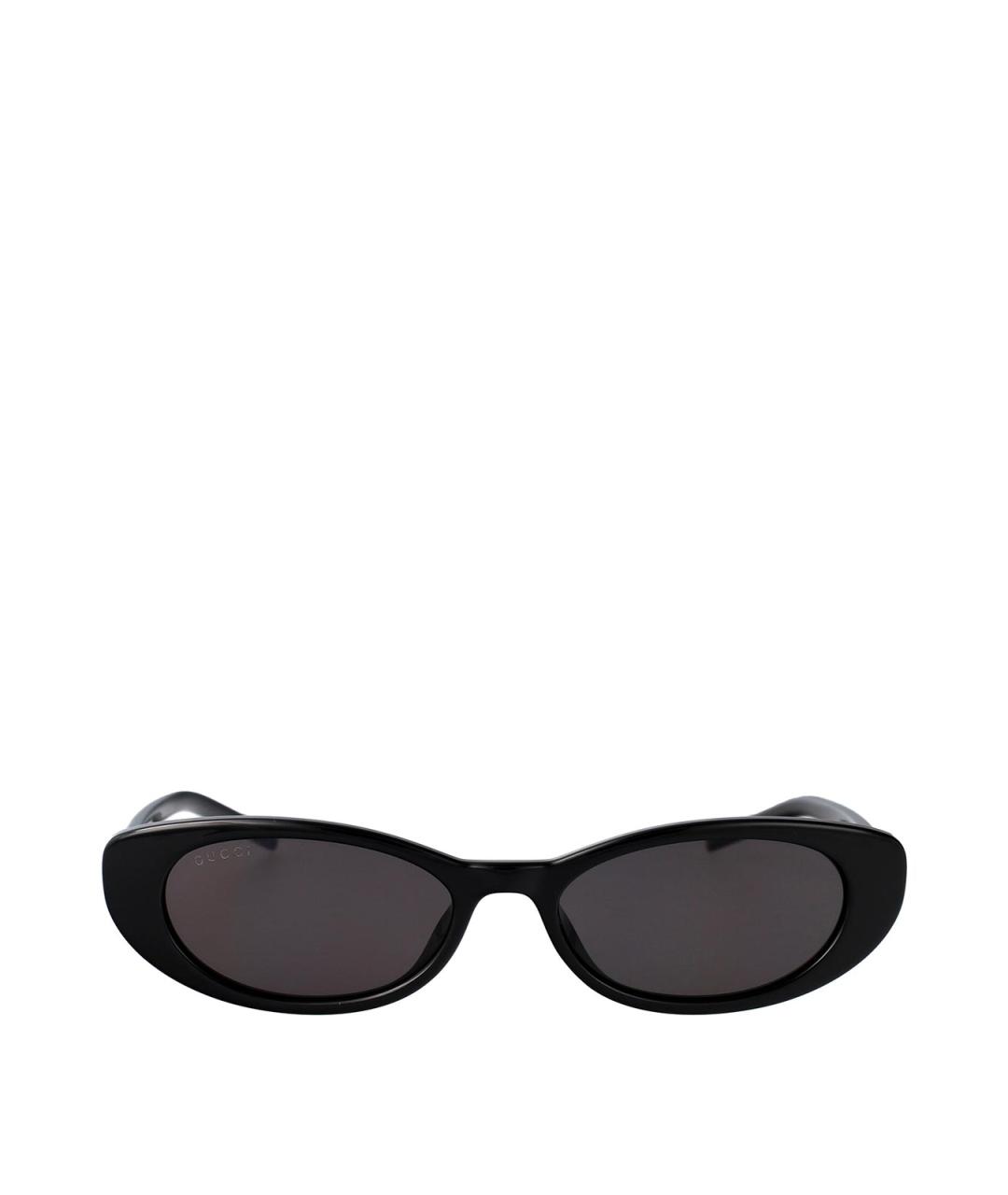 GUCCI Черные пластиковые солнцезащитные очки, фото 1