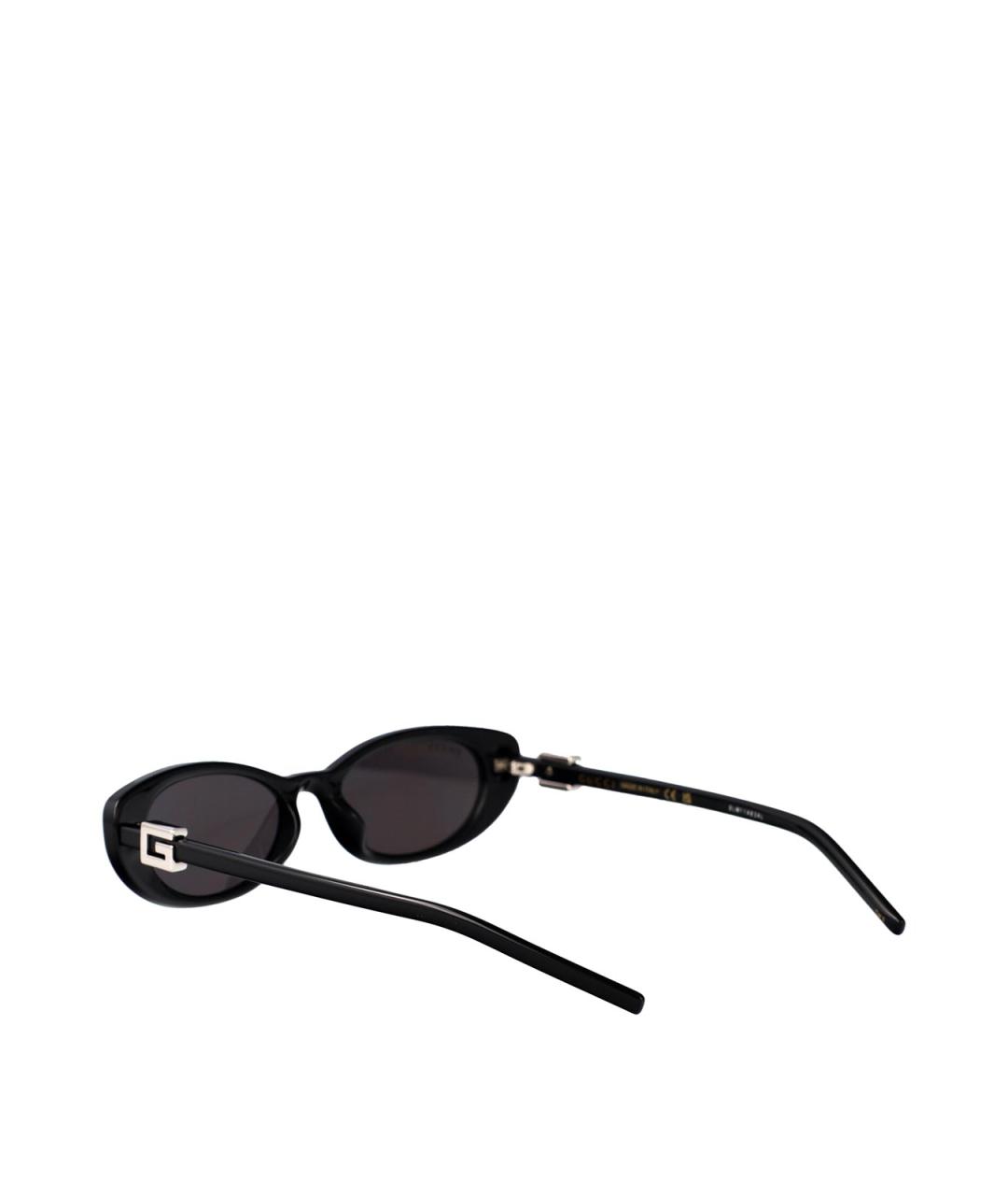 GUCCI Черные пластиковые солнцезащитные очки, фото 4
