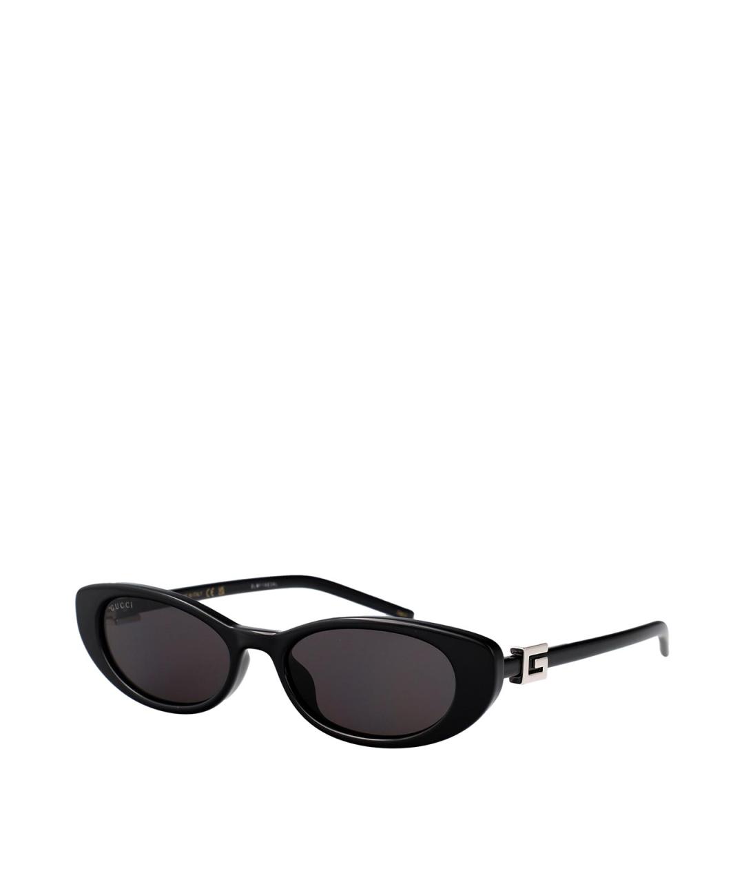 GUCCI Черные пластиковые солнцезащитные очки, фото 2