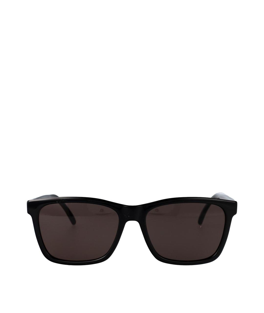 SAINT LAURENT Черные пластиковые солнцезащитные очки, фото 5