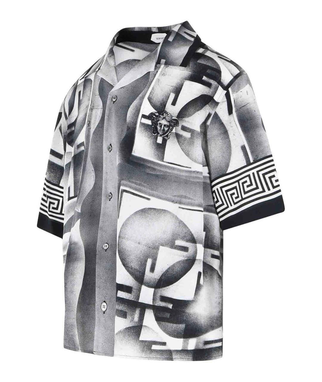 VERSACE Мульти шелковая кэжуал рубашка, фото 3