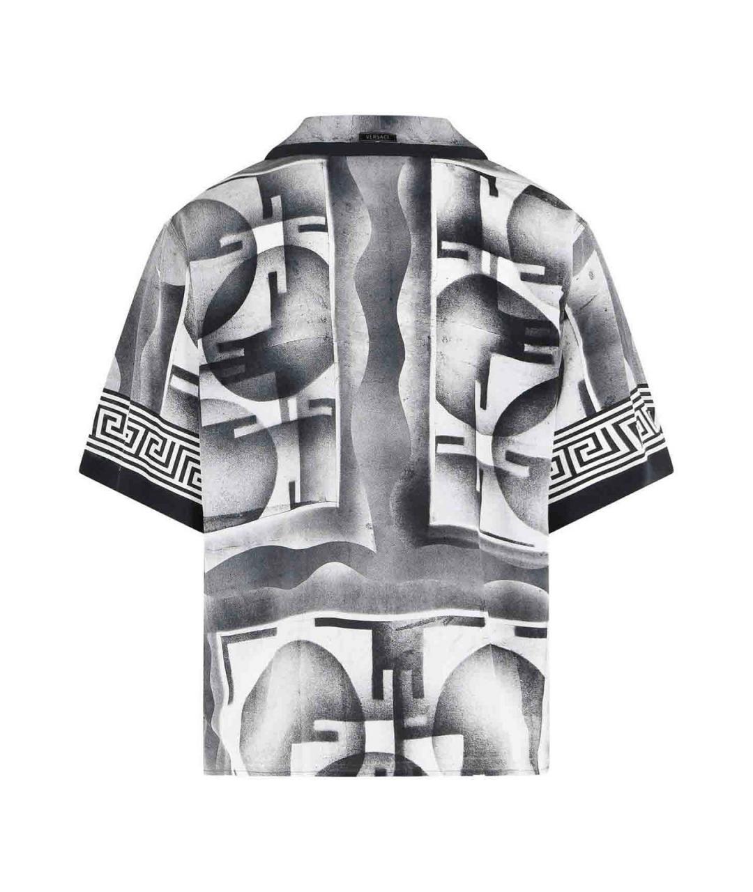 VERSACE Мульти шелковая кэжуал рубашка, фото 2
