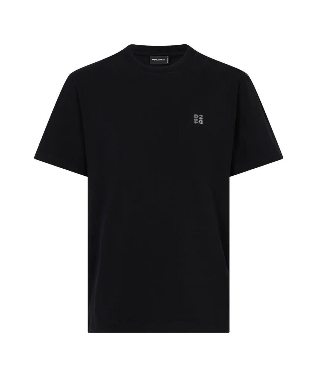 DSQUARED2 Черная хлопковая футболка, фото 1