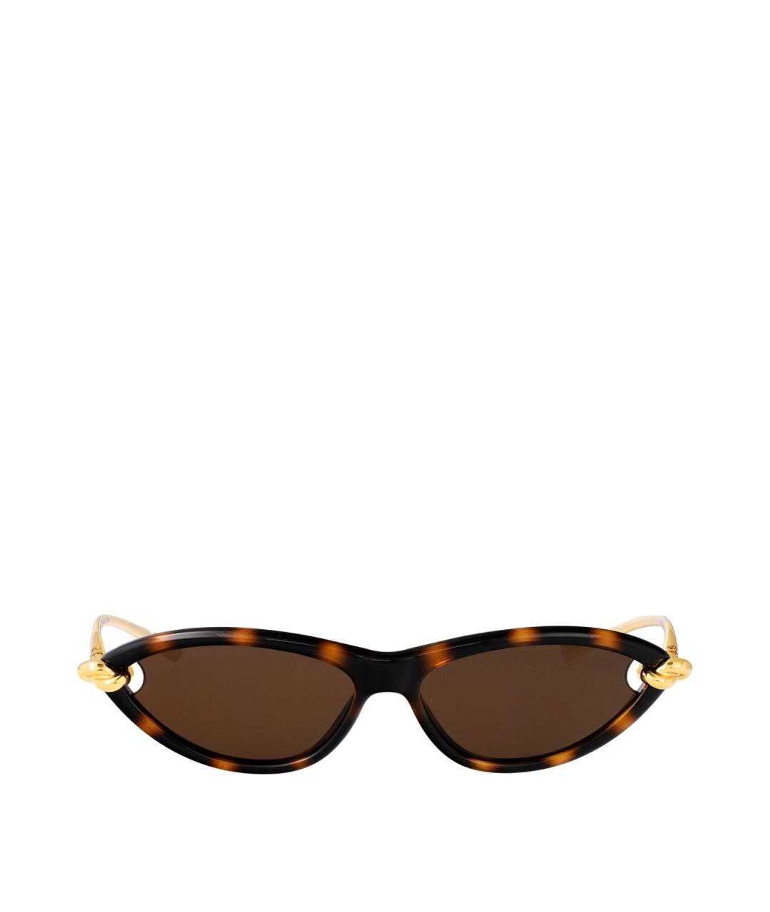 BOTTEGA VENETA Мульти металлические солнцезащитные очки, фото 1