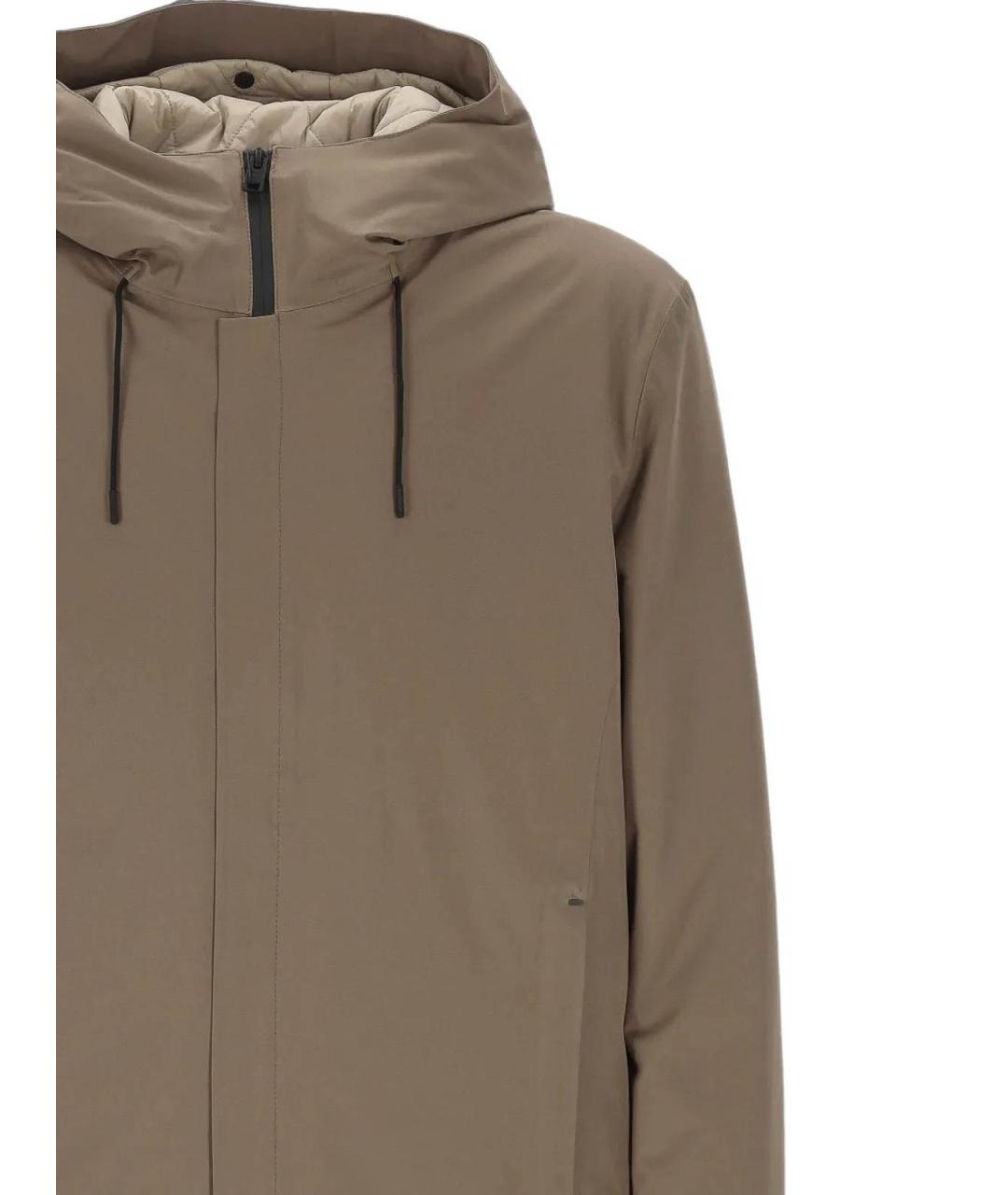 WOOLRICH Коричневая полиэстеровая куртка, фото 2