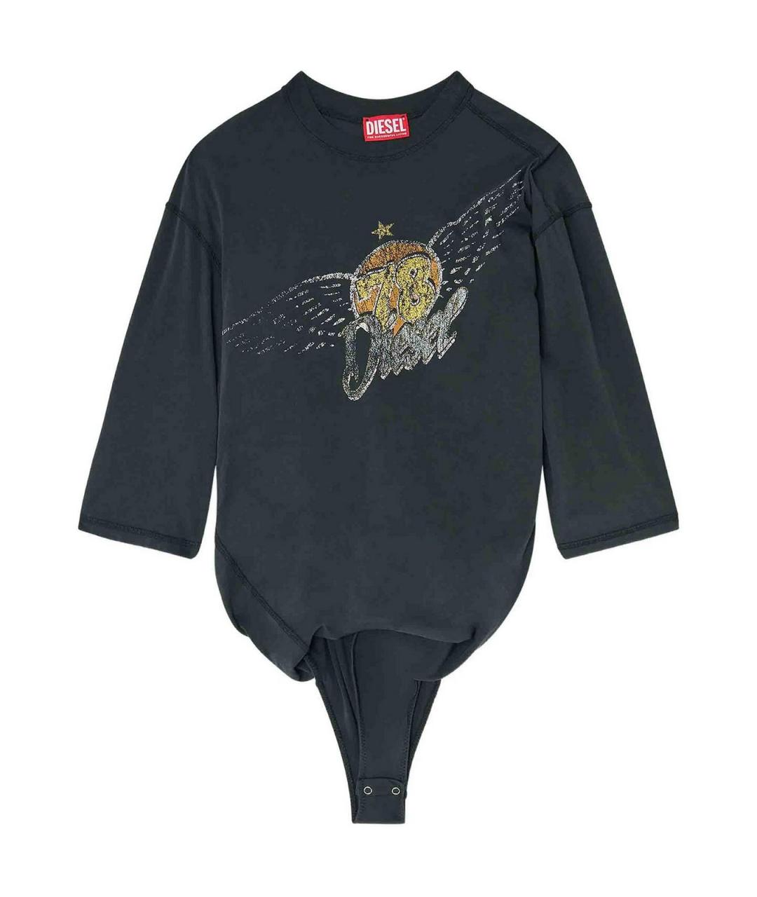 DIESEL Черное боди, фото 1