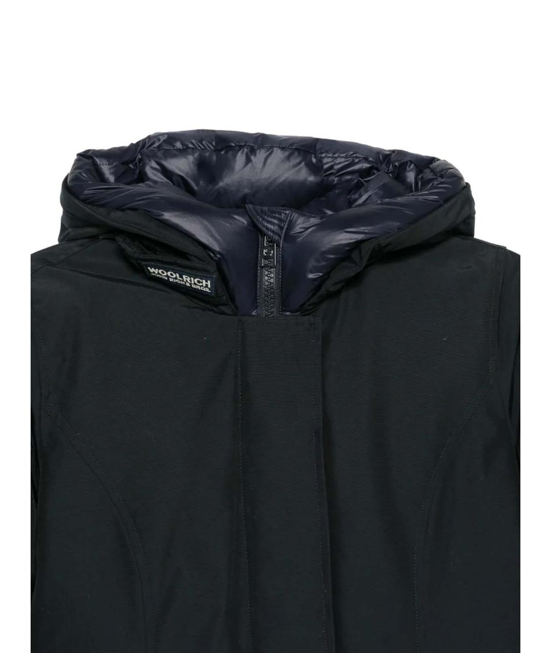 WOOLRICH Черная хлопковая парка, фото 2