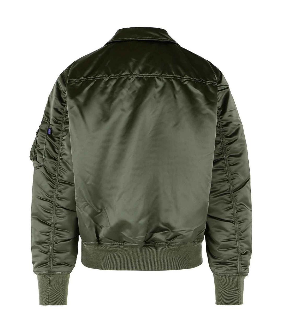ALPHA INDUSTRIES Зеленая нейлоновая куртка, фото 2