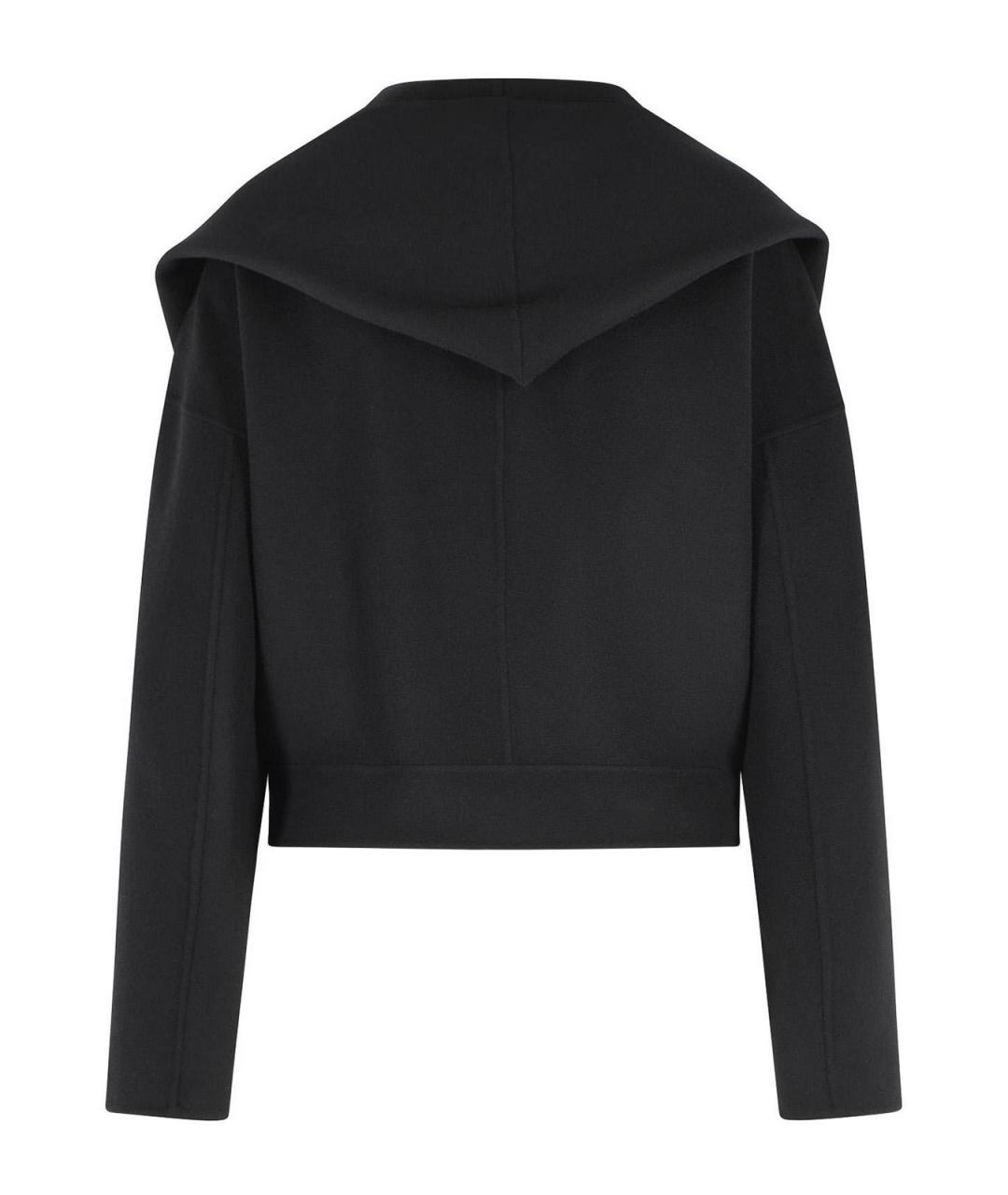 SPORTMAX Черная шерстяная куртка, фото 2
