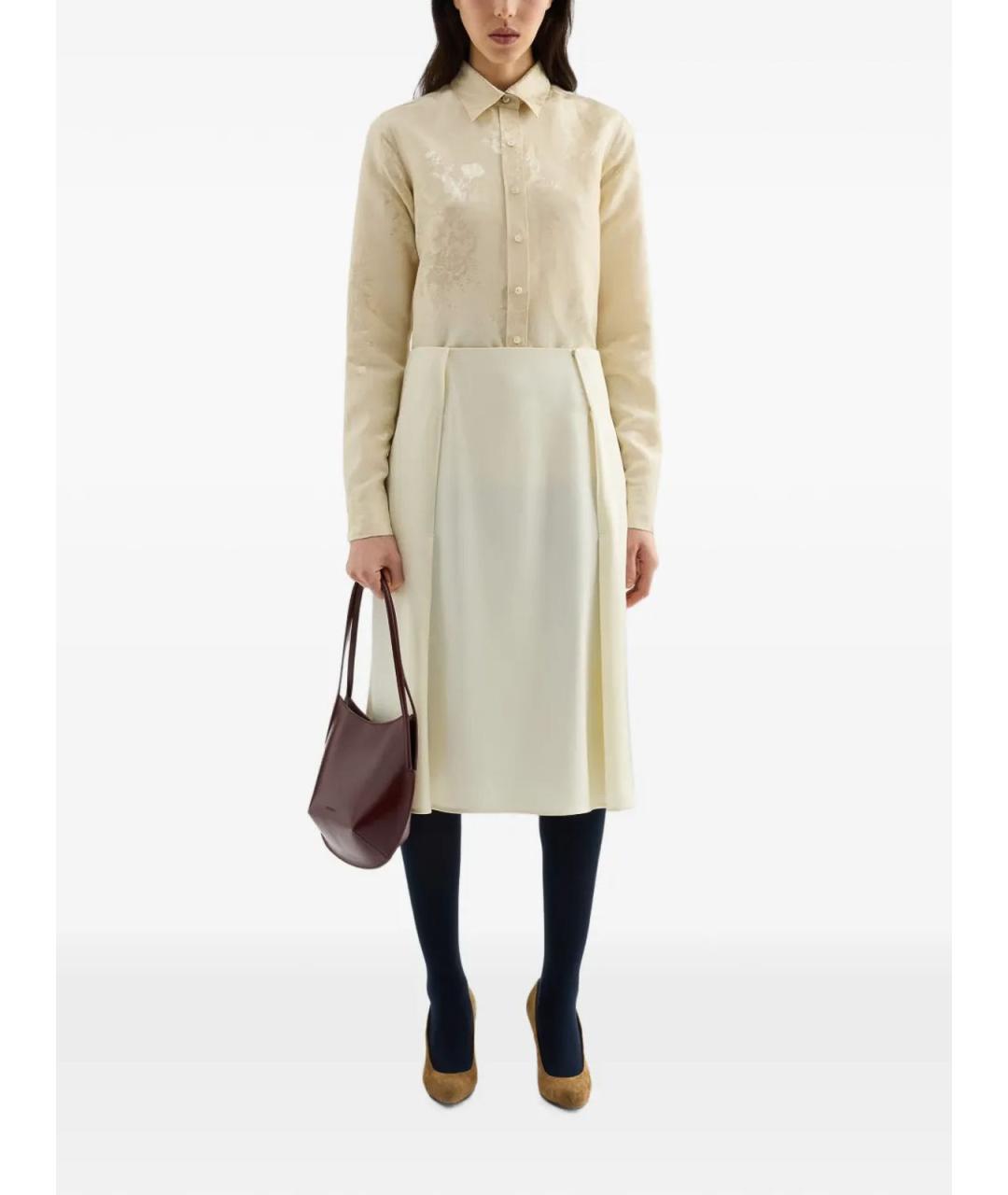 JIL SANDER Бордовая кожаная сумка через плечо, фото 3