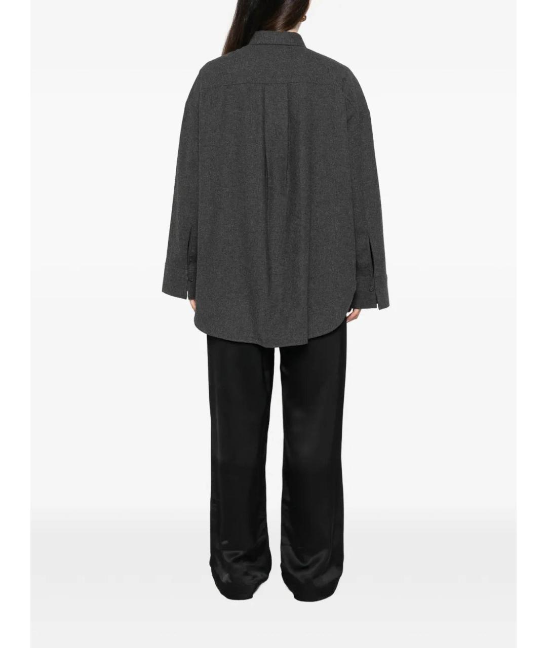 BY MALENE BIRGER Серая шерстяная рубашка, фото 4