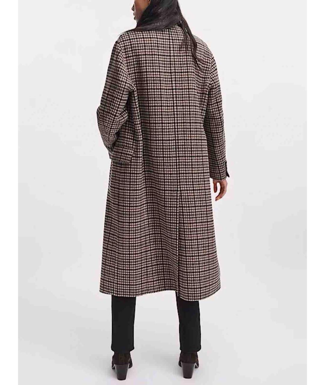RAG & BONE Коричневое шерстяное пальто, фото 3