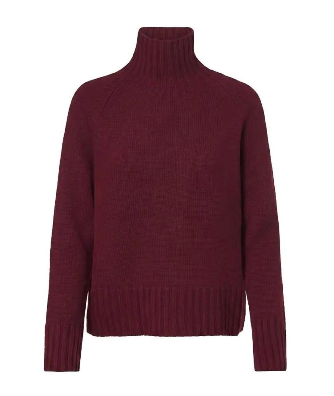 'S MAX MARA Бордовый кашемировый джемпер / свитер, фото 1