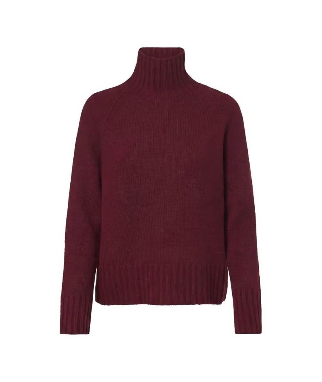 'S MAX MARA Бордовый кашемировый джемпер / свитер, фото 2