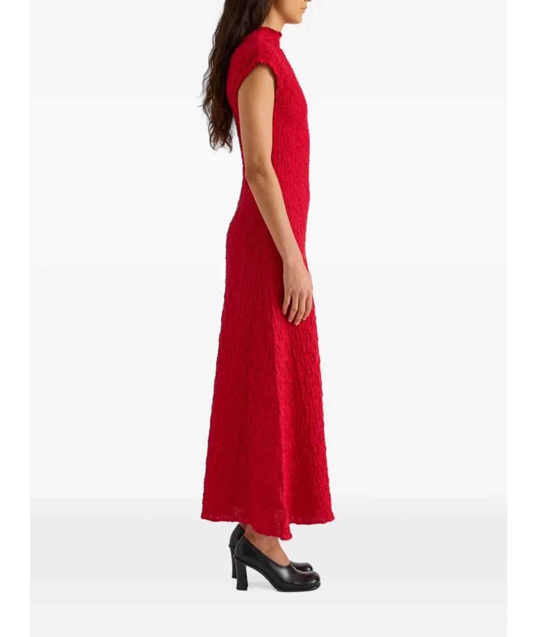 PROENZA SCHOULER Красное хлопковое вечернее платье, фото 3