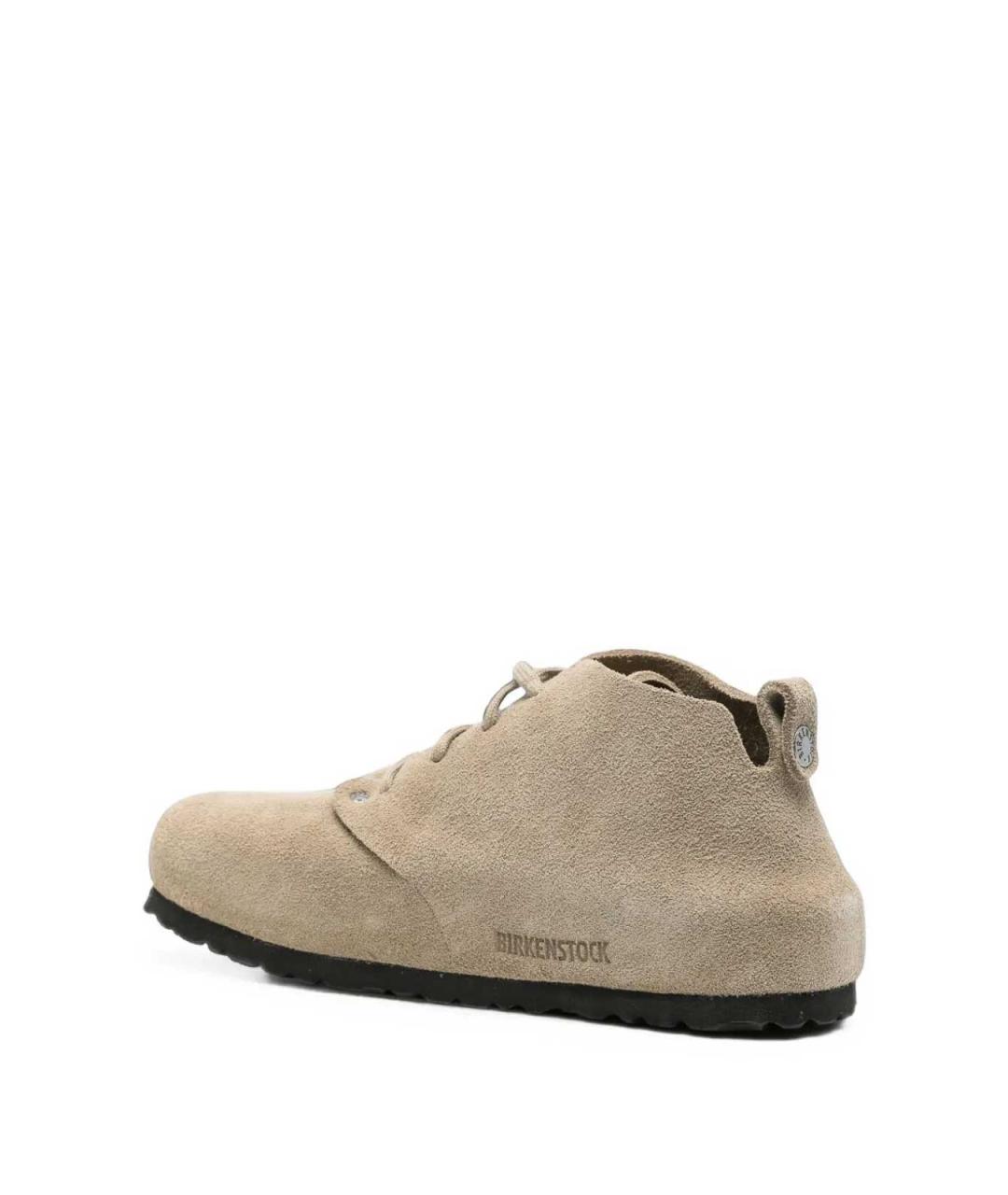 BIRKENSTOCK Бежевые замшевые ботинки, фото 4
