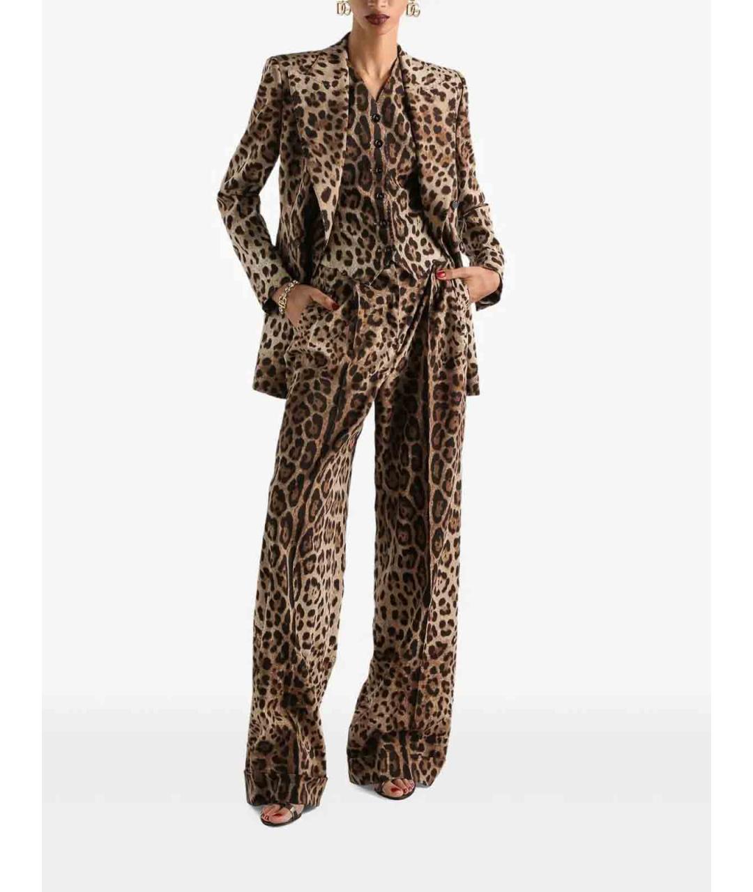 DOLCE&GABBANA Мульти брюки широкие, фото 2