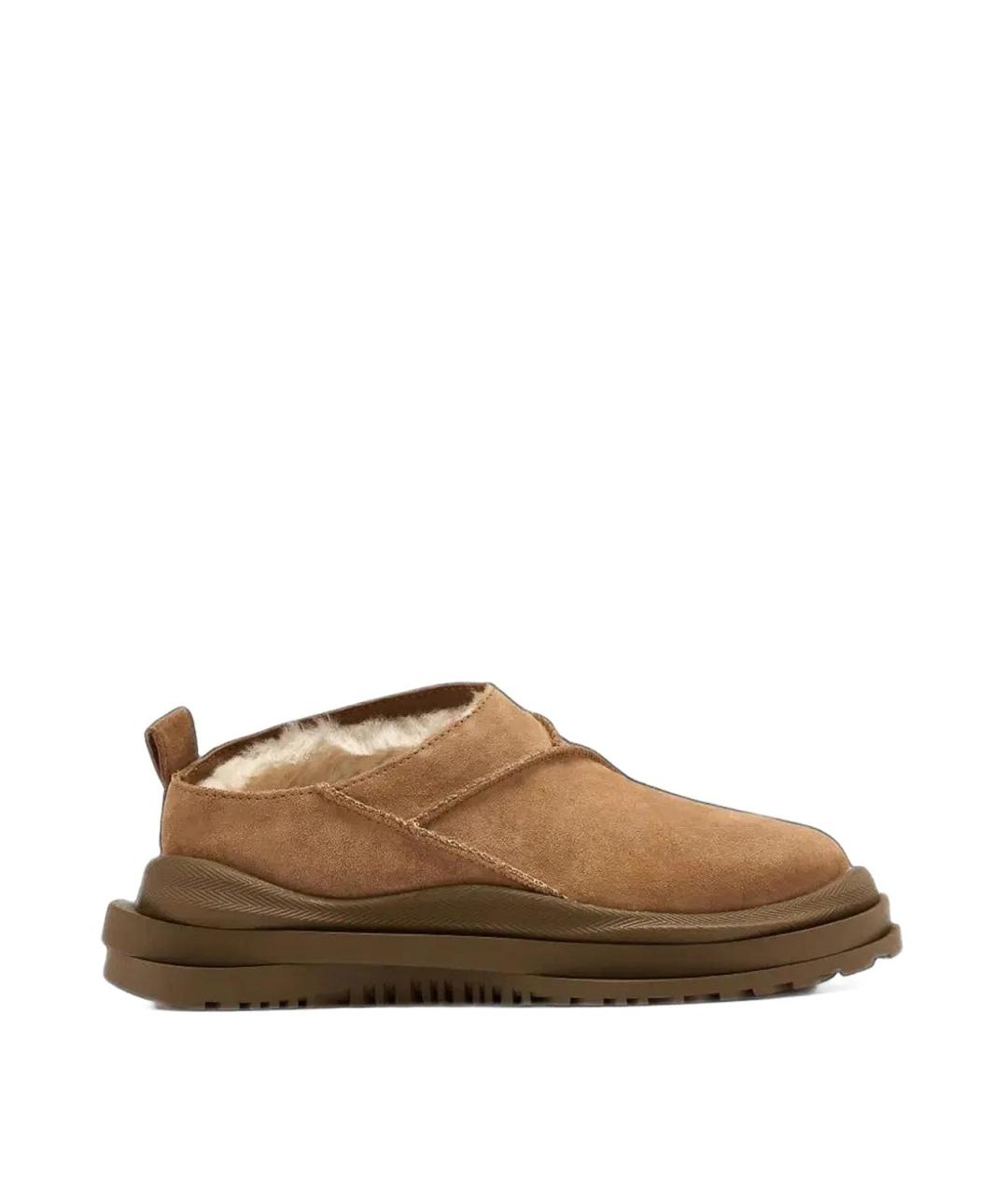 UGG Коричневые замшевые сабо, фото 5