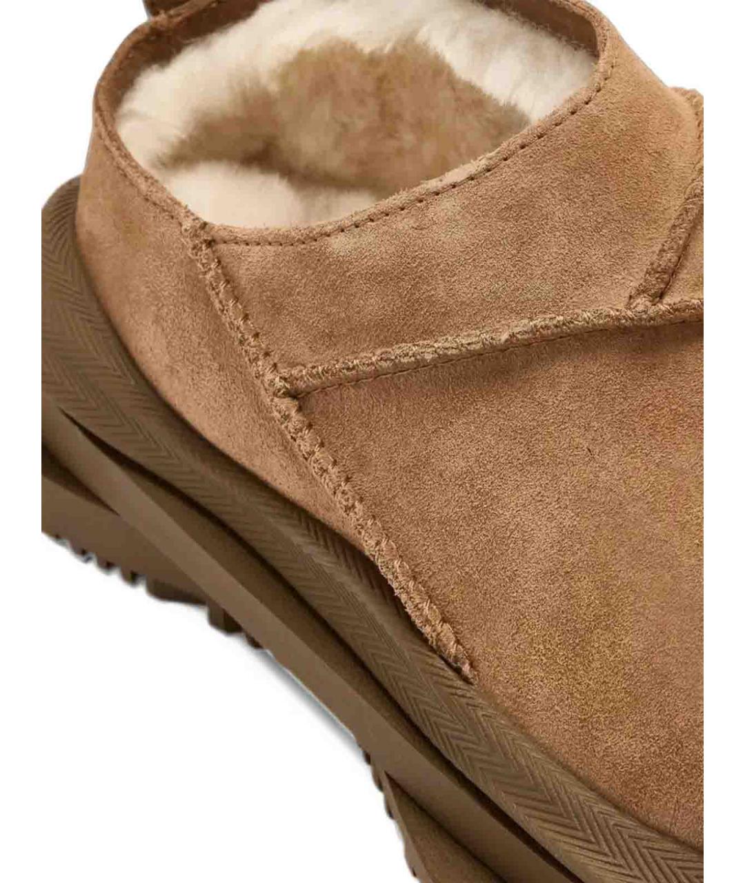UGG Коричневые замшевые сабо, фото 4