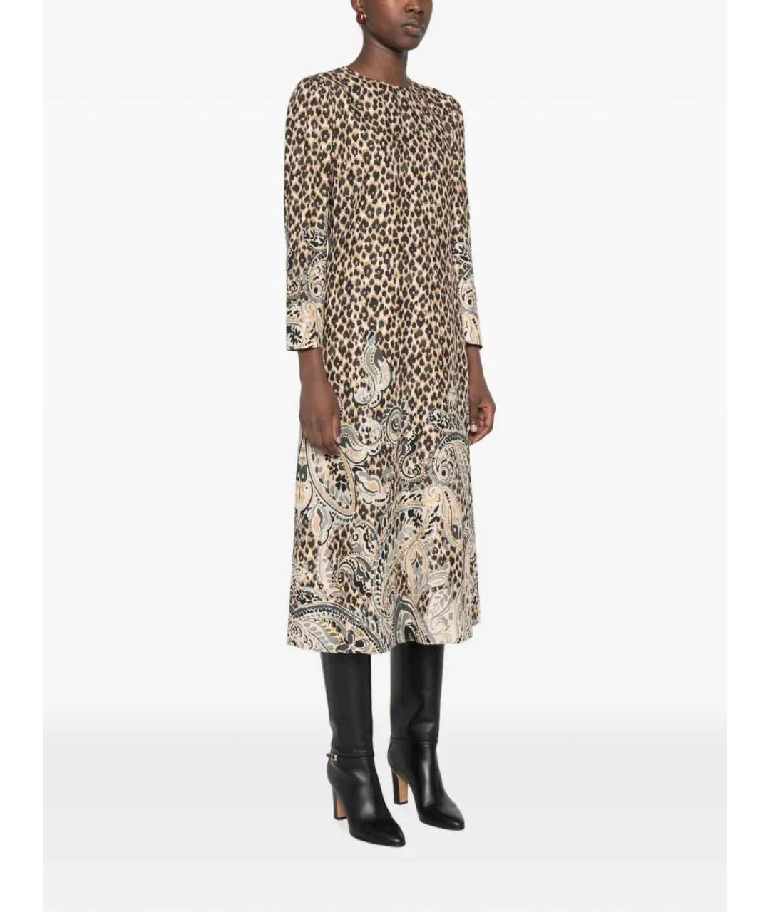 ETRO Мульти вискозное повседневное платье, фото 3