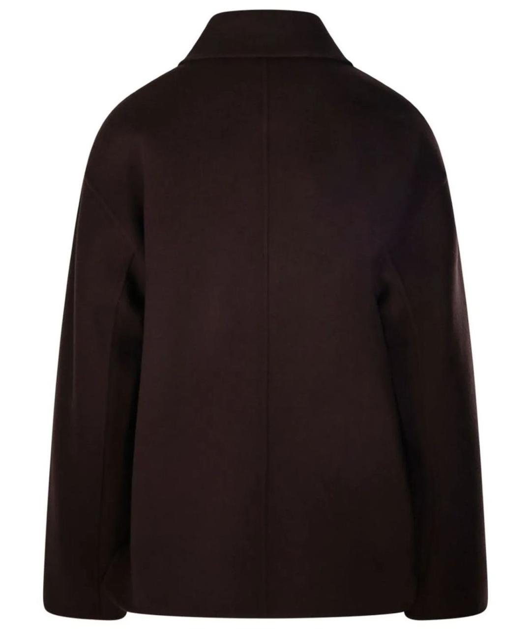 MAX MARA Коричневая шерстяная куртка, фото 2