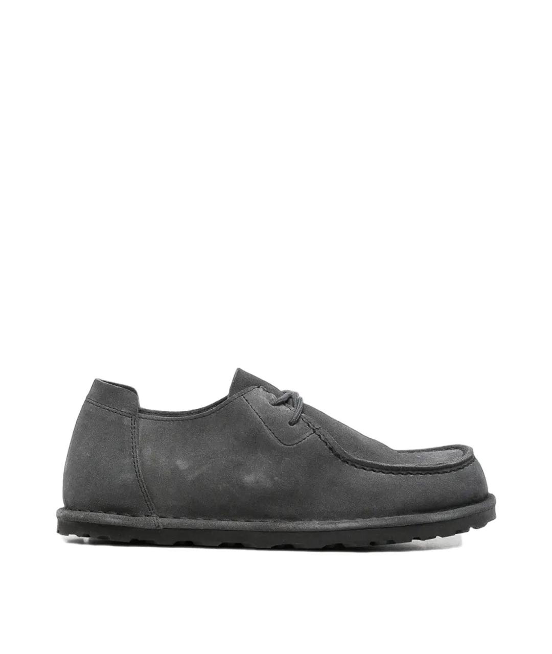 BIRKENSTOCK Серые замшевые ботинки, фото 1