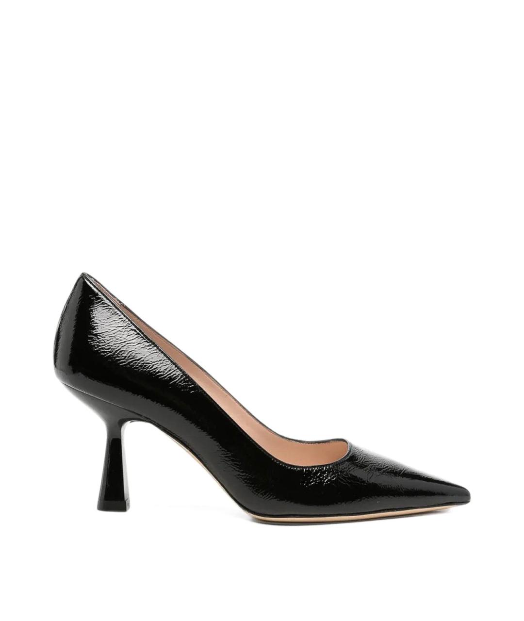 STUART WEITZMAN Черные кожаные туфли, фото 1