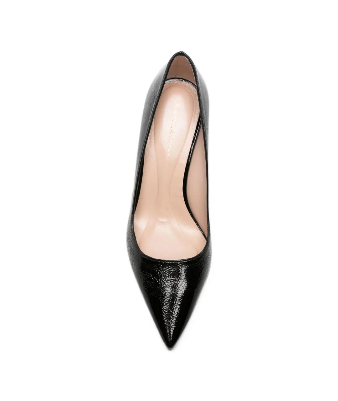 STUART WEITZMAN Черные кожаные туфли, фото 4