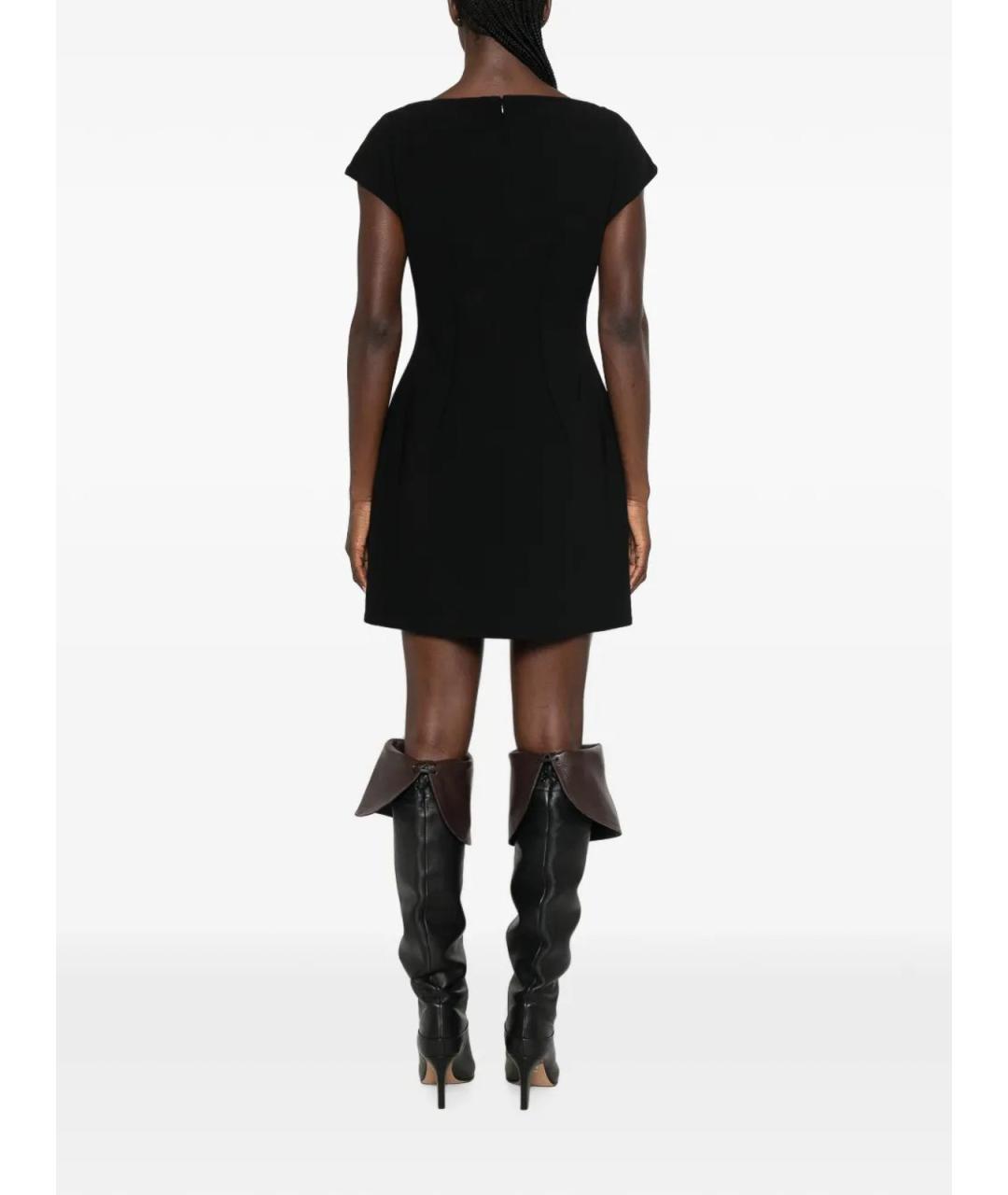 PROENZA SCHOULER Черное полиэстеровое коктейльное платье, фото 4