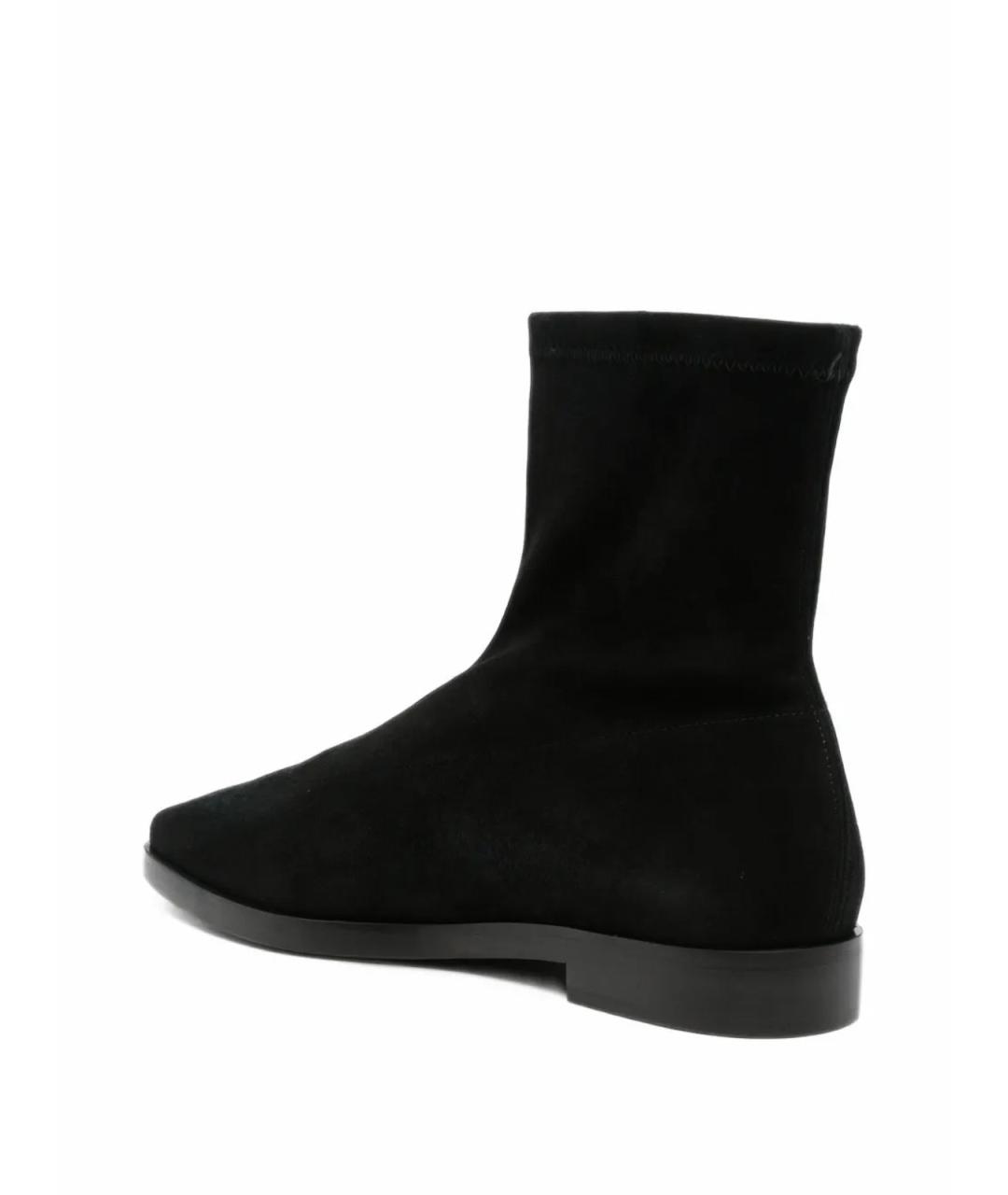 STUART WEITZMAN Черные замшевые ботинки, фото 3