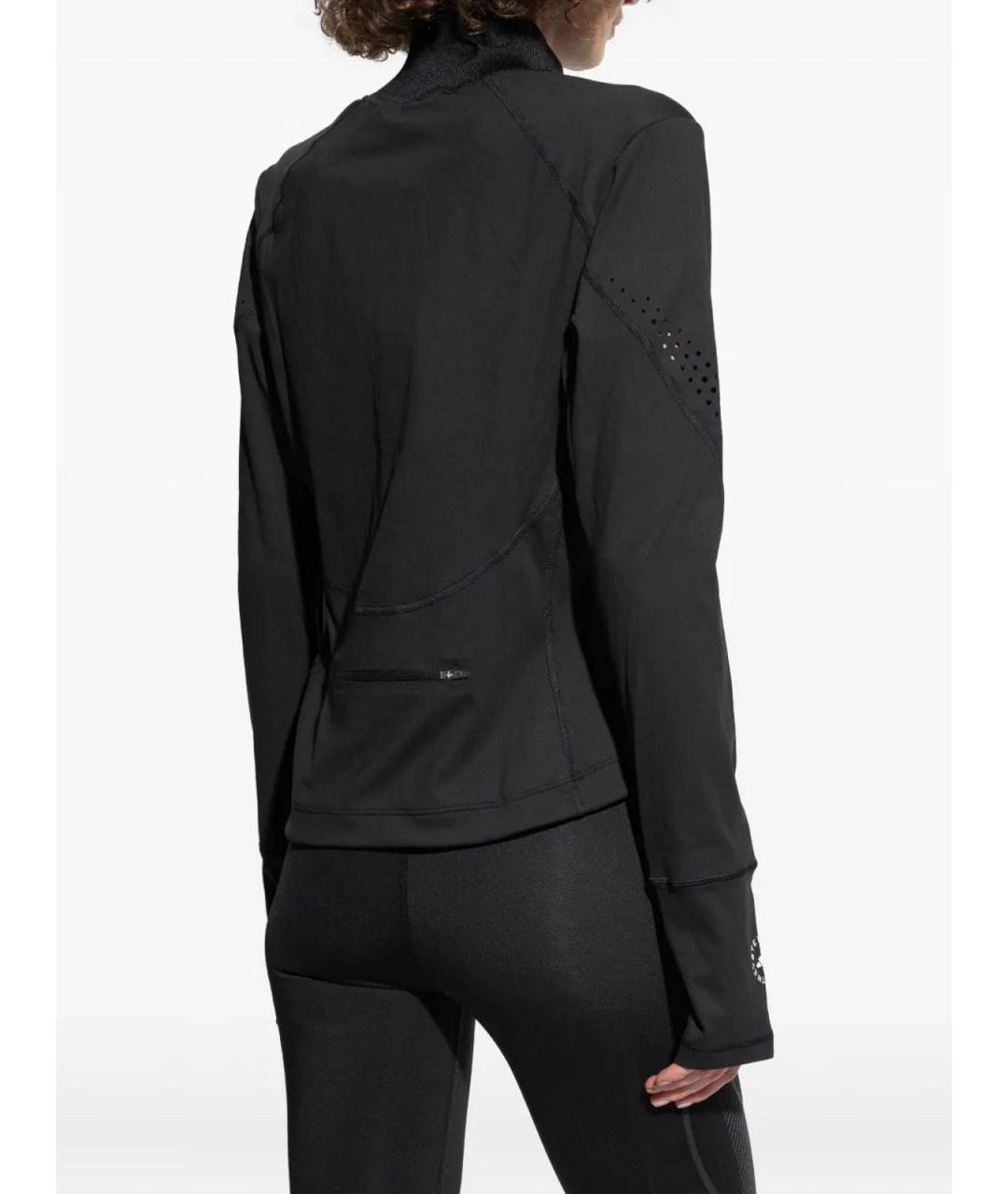 ADIDAS BY STELLA MCCARTNEY Черная полиамидовая спортивная куртка, фото 4