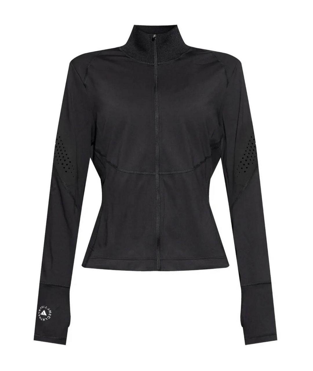 ADIDAS BY STELLA MCCARTNEY Черная полиамидовая спортивная куртка, фото 1