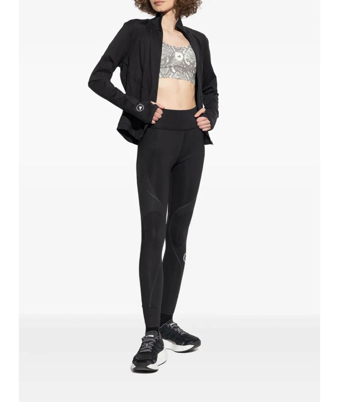 ADIDAS BY STELLA MCCARTNEY Черная полиамидовая спортивная куртка, фото 2