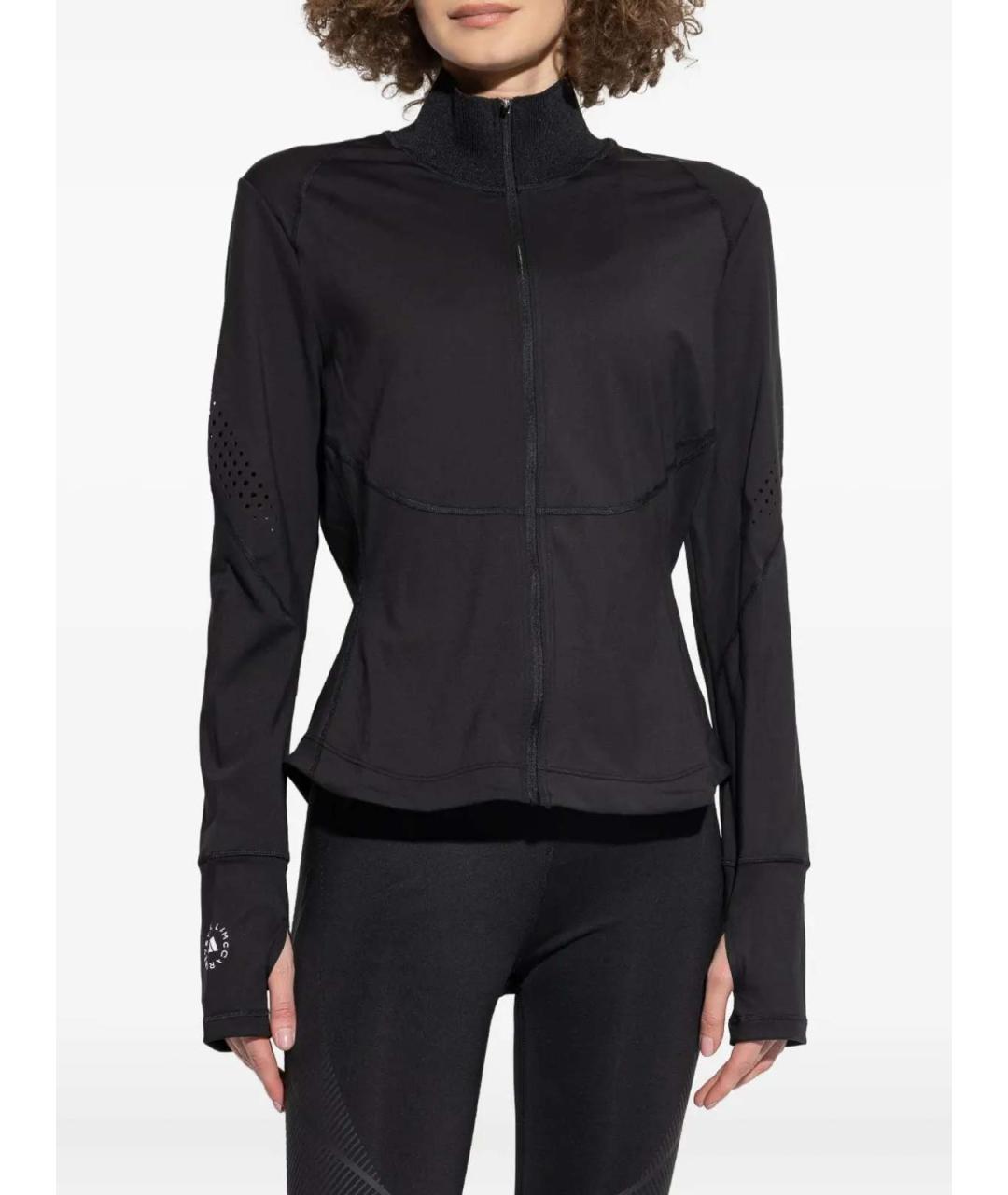 ADIDAS BY STELLA MCCARTNEY Черная полиамидовая спортивная куртка, фото 3