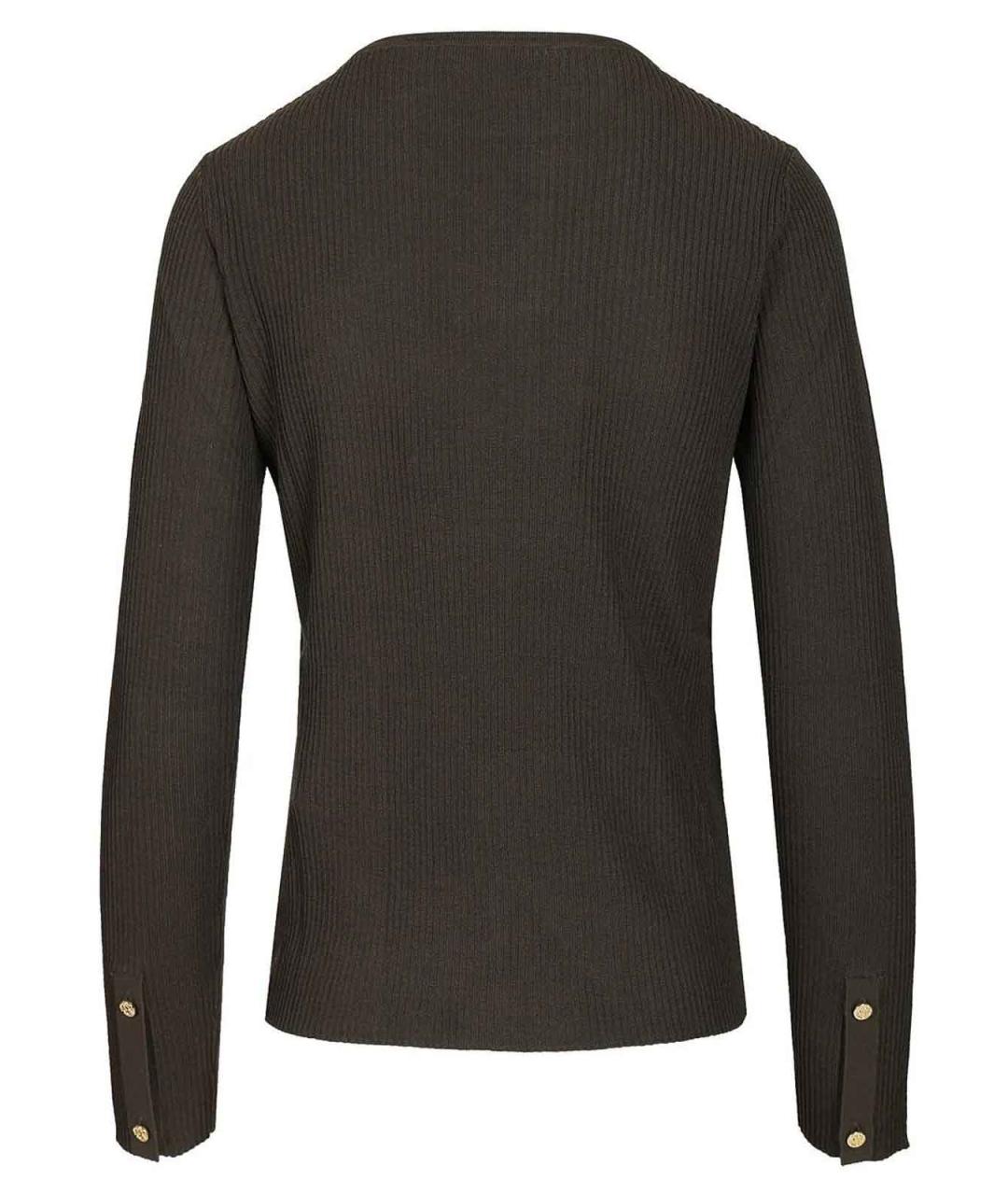 MAX MARA Хаки шерстяной джемпер / свитер, фото 2