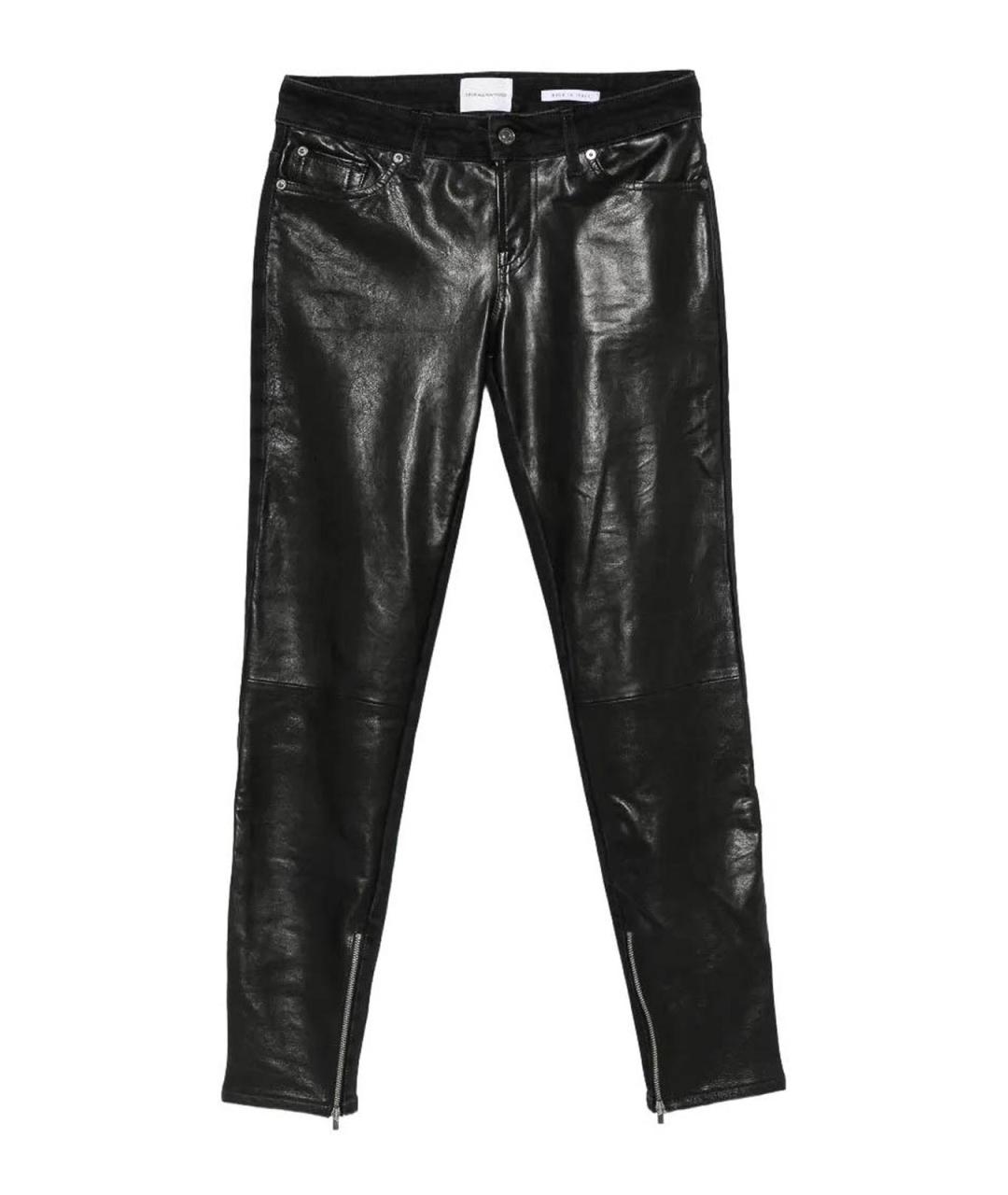7 FOR ALL MANKIND Черные брюки узкие, фото 1