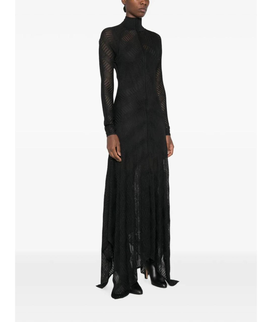 ZIMMERMANN Черное вискозное коктейльное платье, фото 3