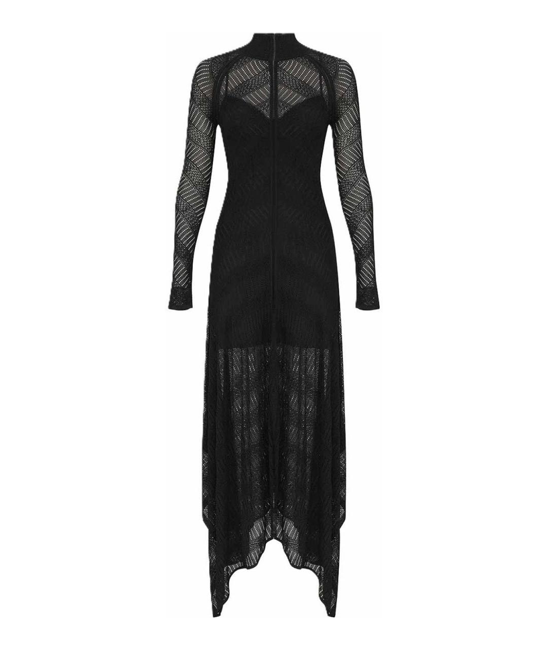 ZIMMERMANN Черное вискозное коктейльное платье, фото 1