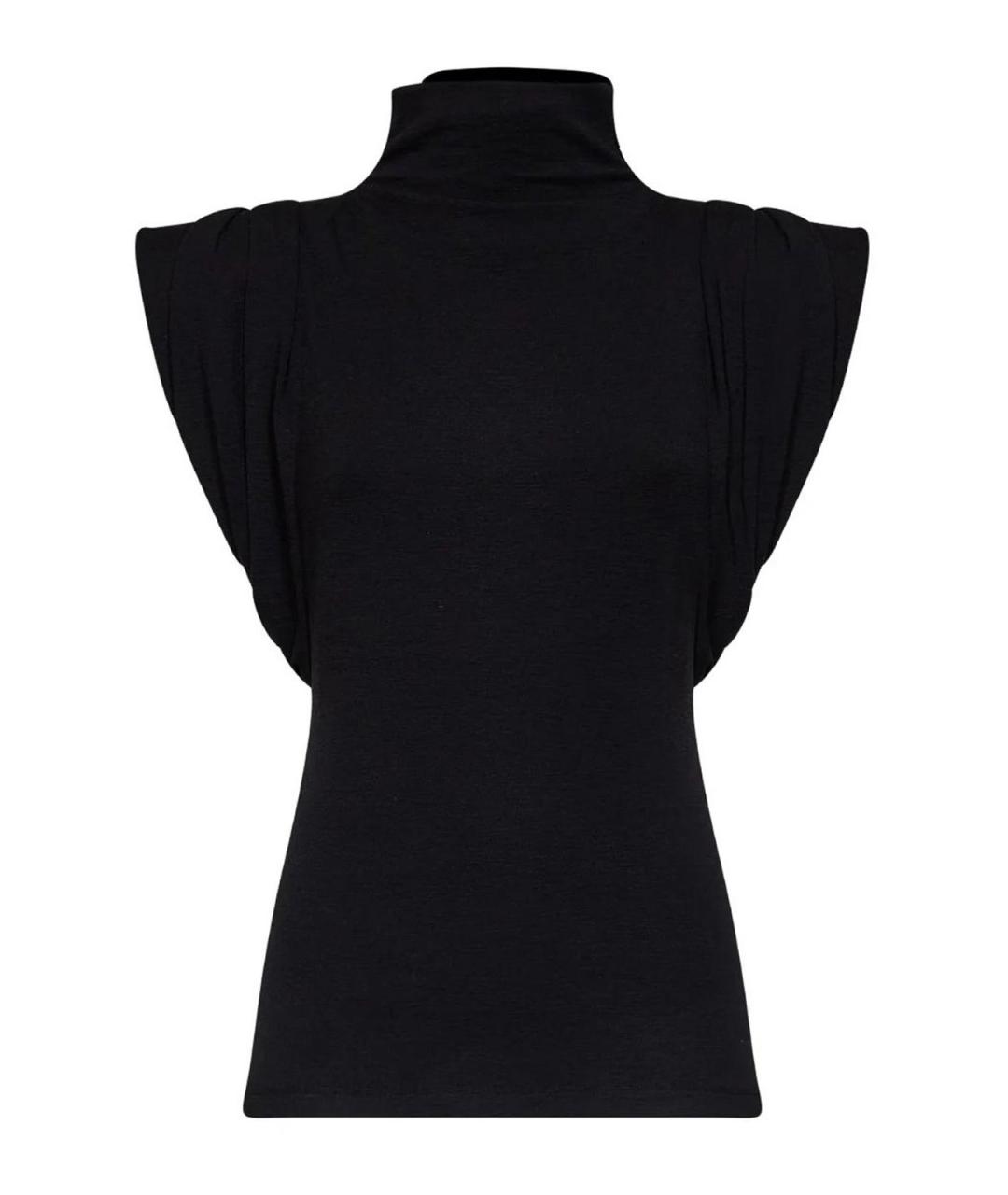 MUGLER Черная шерстяная майка, фото 1
