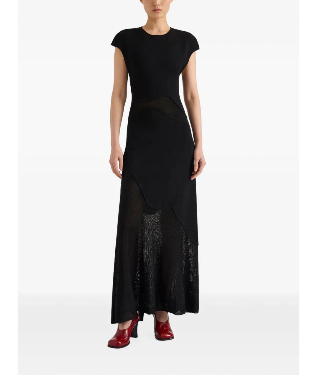 PROENZA SCHOULER Черное шелковое коктейльное платье, фото 2