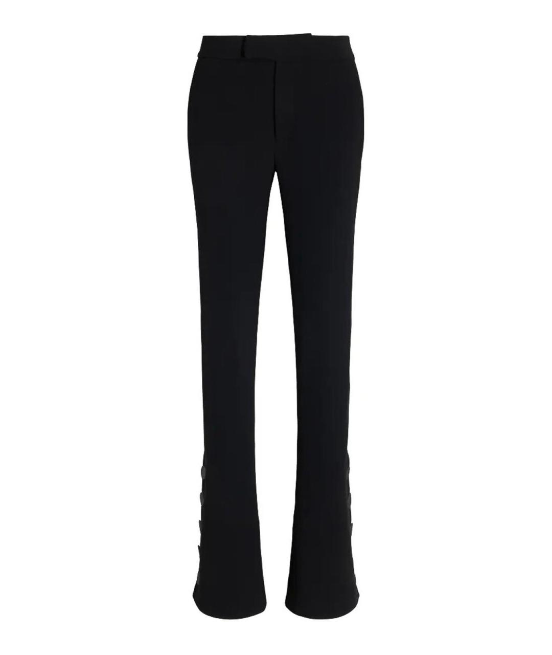 PROENZA SCHOULER Черные шерстяные брюки узкие, фото 1