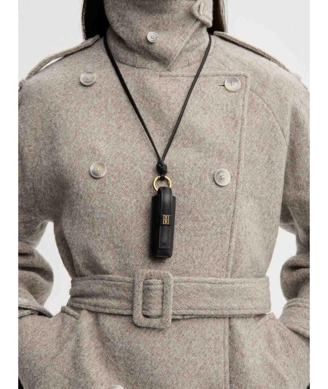 BY MALENE BIRGER Черная кожаная подвеска, фото 2