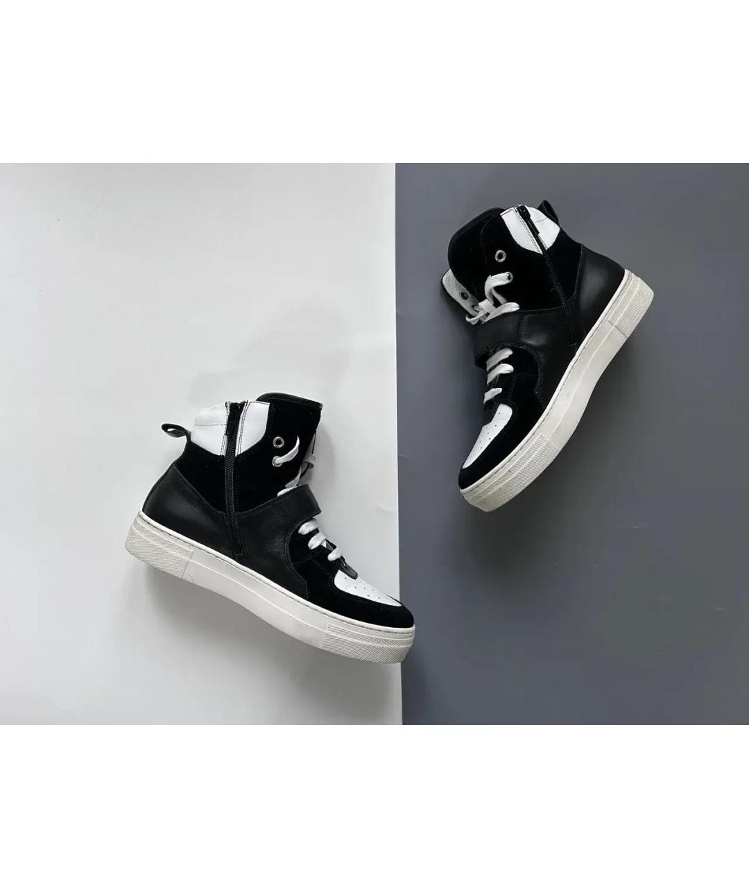 DSQUARED2 Белые кожаные кеды, фото 3